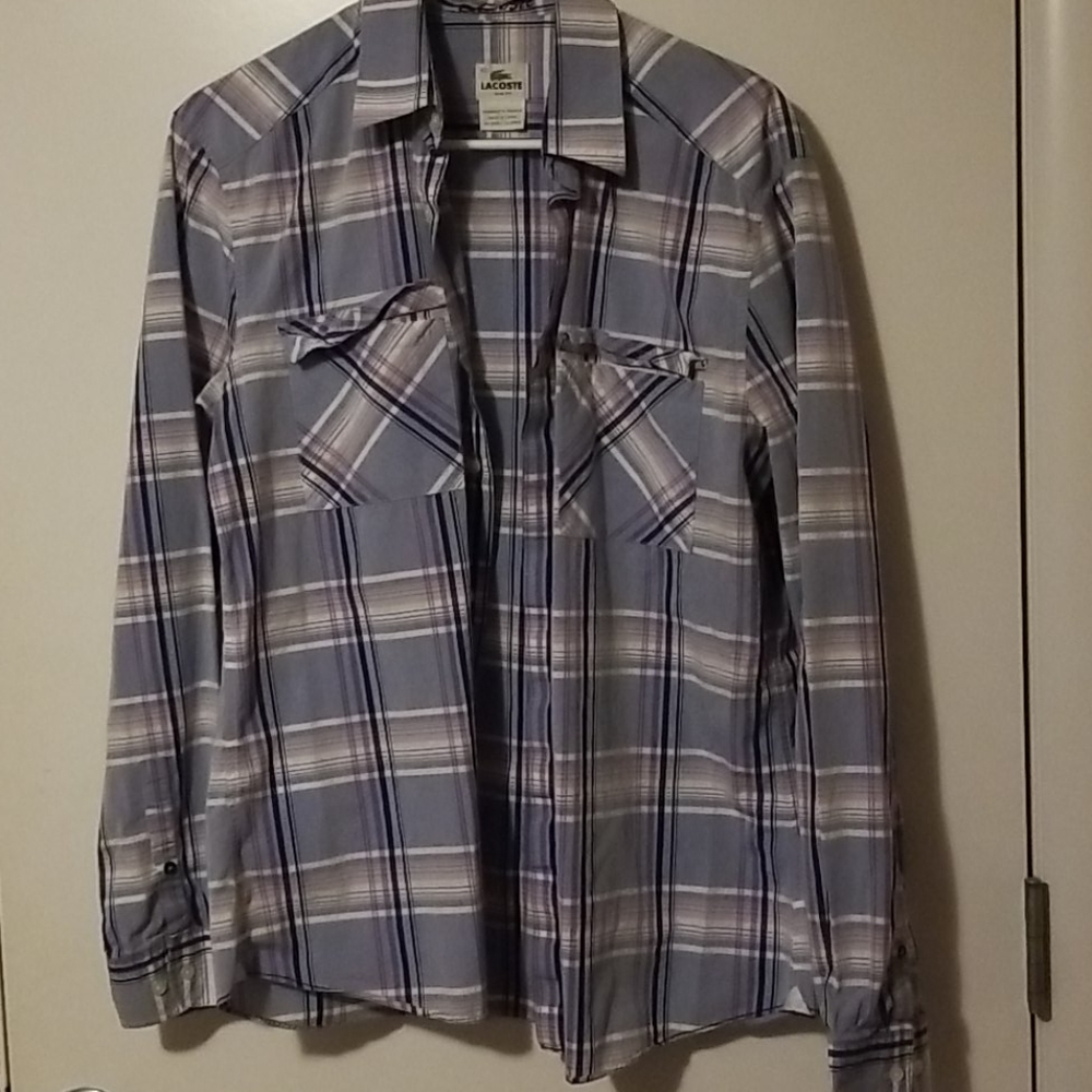 Lacoste long sleeved shirt